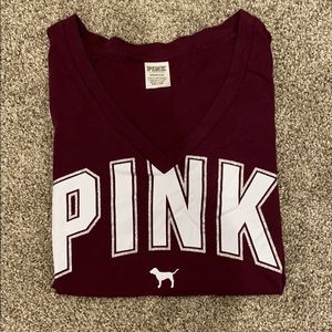 PINK shirt, it’s super cute and comfortable